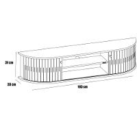 Home Suspenso Para Tv 75 Polegadas 2 Portas Jaguar Calacata/off White
