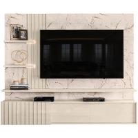 Painel Suspenso Para Tv 65 Polegadas Com 3 Portas Atenis Calacata/off White - 1