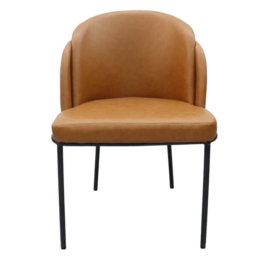 Kit 2 Cadeiras Nevada Denali Fratini Revestimento Em Poliuretano (pu) Caramelo Base Aço Carbono - 8