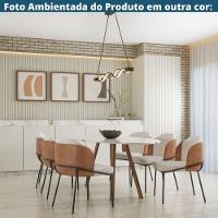 Kit 2 Cadeiras Nevada Denali Fratini Revestimento Em Poliuretano (pu) Caramelo Base Aço Carbono - 6