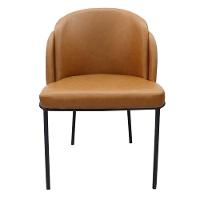 Kit 2 Cadeiras Nevada Denali Fratini Revestimento Em Poliuretano (pu) Caramelo Base Aço Carbono - 8