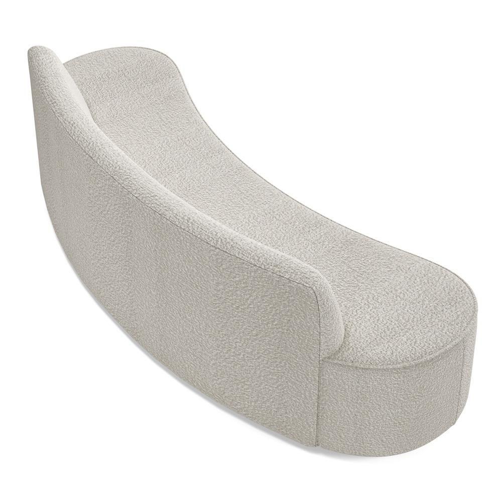 Sofá 2 Lugares Para Sala De Estar Living 150cm Koane D06 Bouclê Creme - Mpozenato - 7