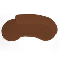 Sofá Living 4 Lugares 280cm Braço Direito Mozart D06 Veludo Telha - Mpozenato - 8