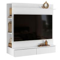 Painel 42 Polegadas Com Closet 2 Gavetas E Nicho Dave Branco - 2