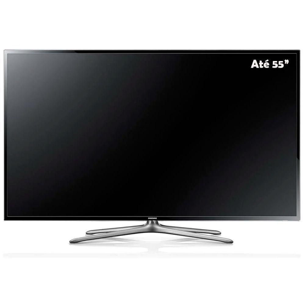 Home Theater Para Tv De 55 C/ 2 Prateleiras E Led Aline Cinamomo/off White - 6