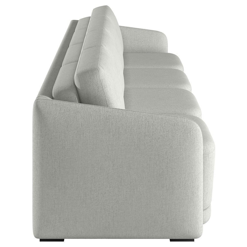 Sofá Cama Casal Para Sala 356cm Polska K04 Linho Cinza - Mpozenato - 7