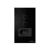 Tomada Simples 10a Smart Wi-fi Ets 2002 Preto 4850069 - 1