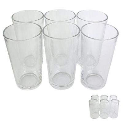 Conjunto Com 6 Copos De Vidro Para Agua 240ml Versatilidade Para O Dia A Dia