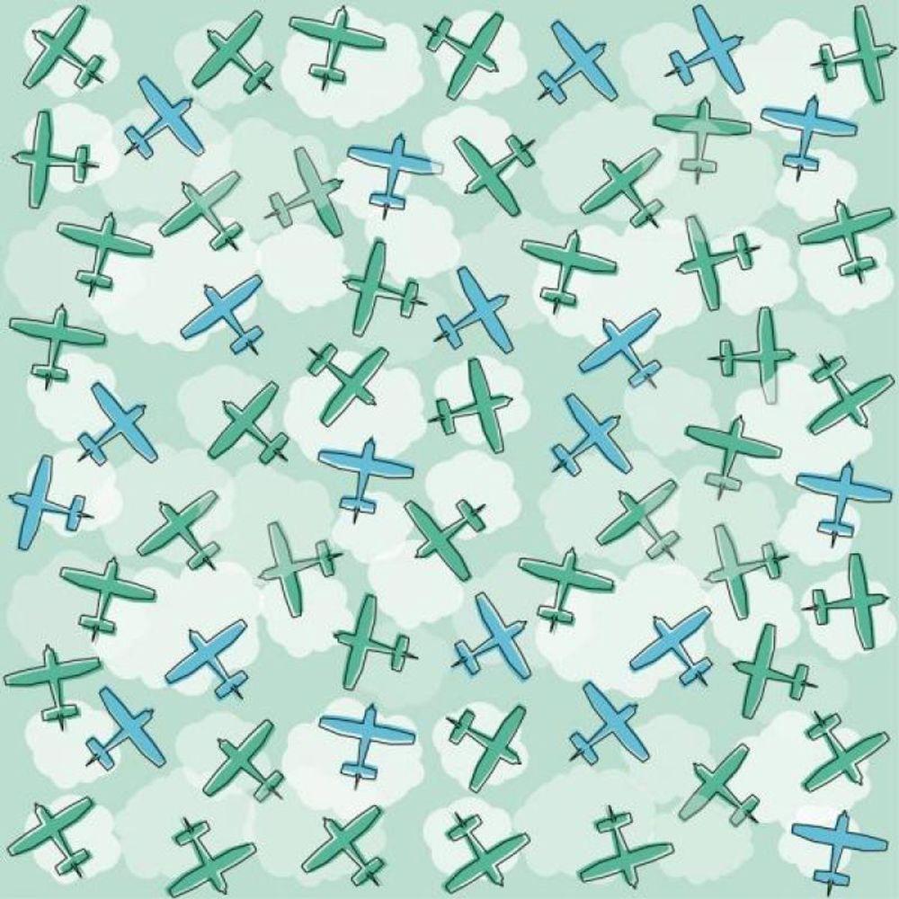 Papel De Parede Kids Aviões - 2