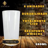 Jogo De Copos De Vidro 6 Unidade Para Suco água E Refrigerante Luxusglas - 3