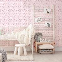 Papel De Parede Kids Borboletas Rosas - 1