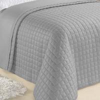 Kit Cobre Leito Colcha Veneza King 3 Peças Hipercal 180 Fios - Cinza - 2