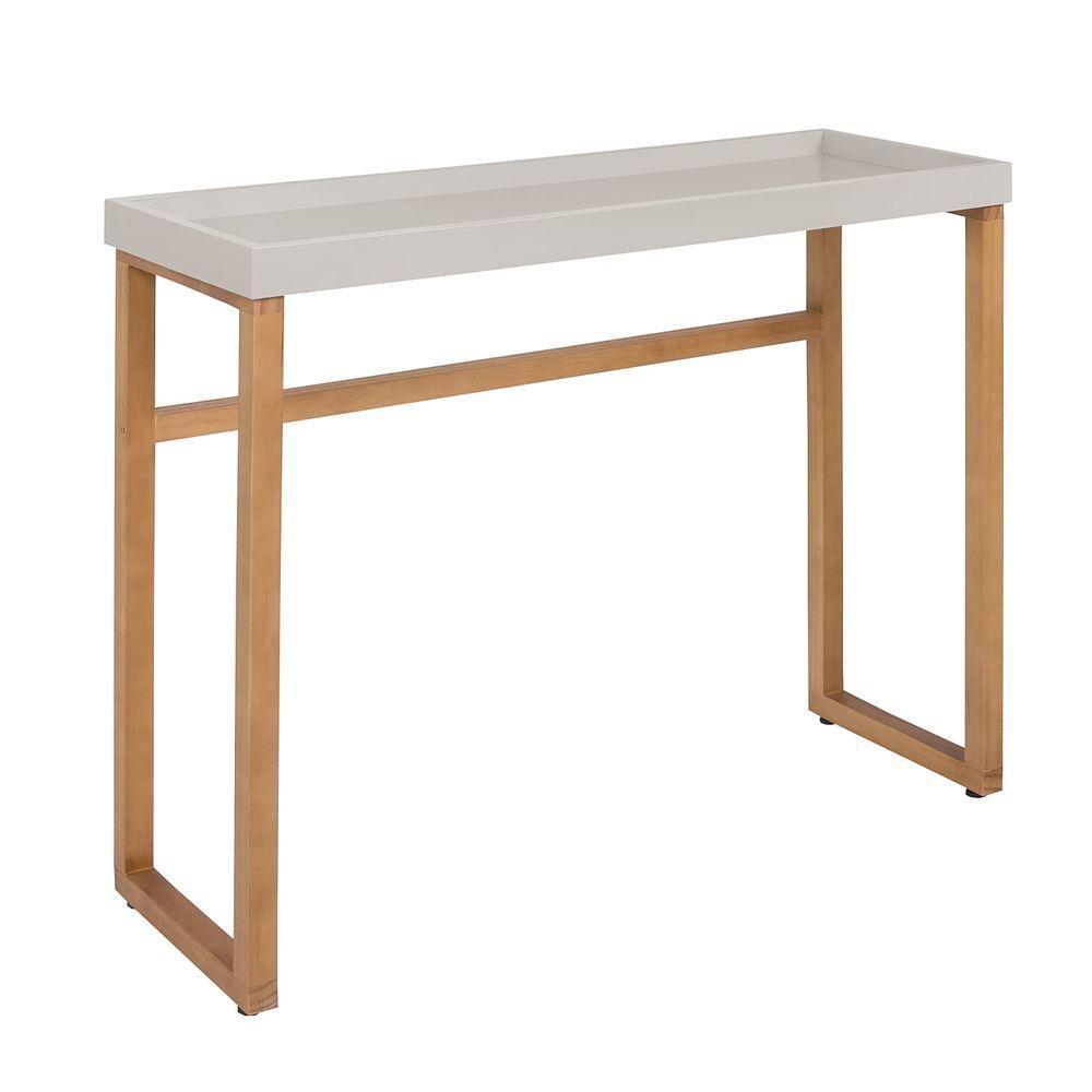 Aparador Buffet Slim Para Sala Cozinha Pés Madeira Tampo MDF Off White - 2