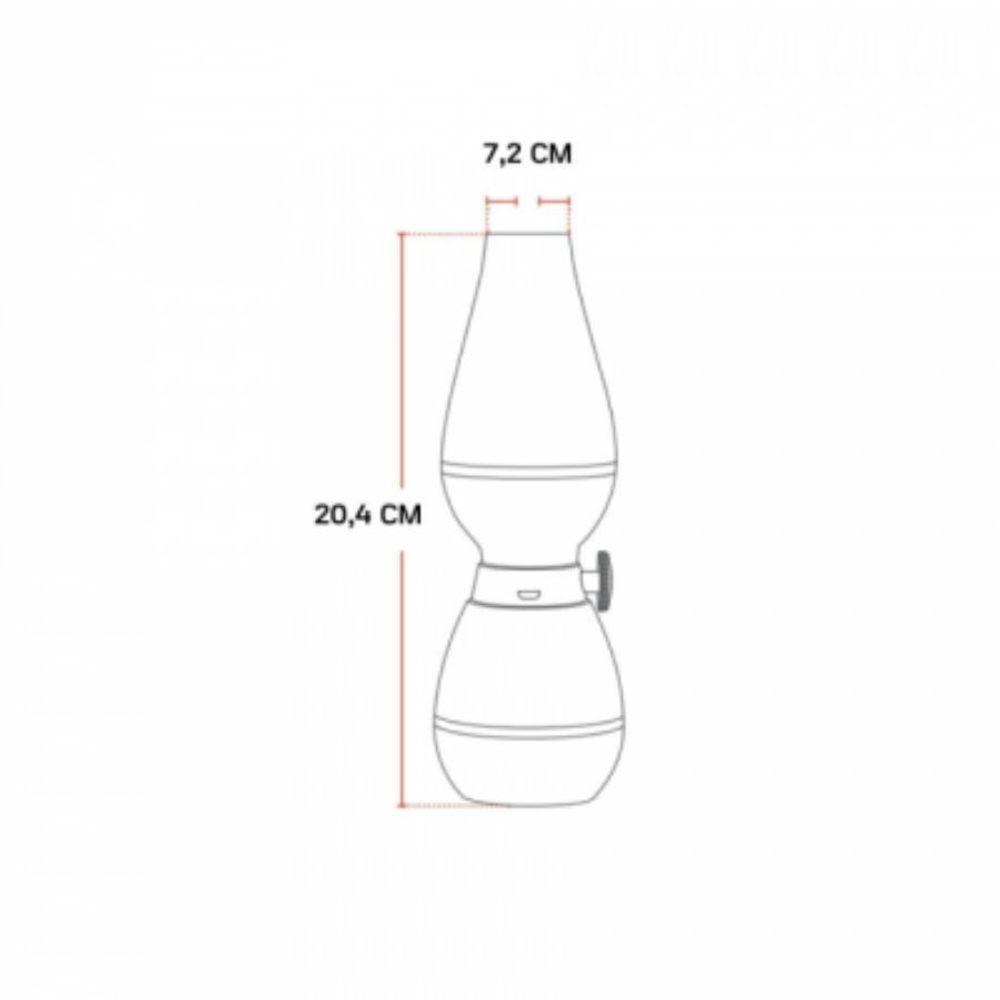 Luminária Lampião Recarregável 1.5w 3000k Avant - 3