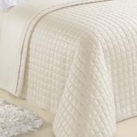 Kit Cobre Leito Colcha Veneza Queen 3 Peças Hipercal 180 Fios - Marfim - 2