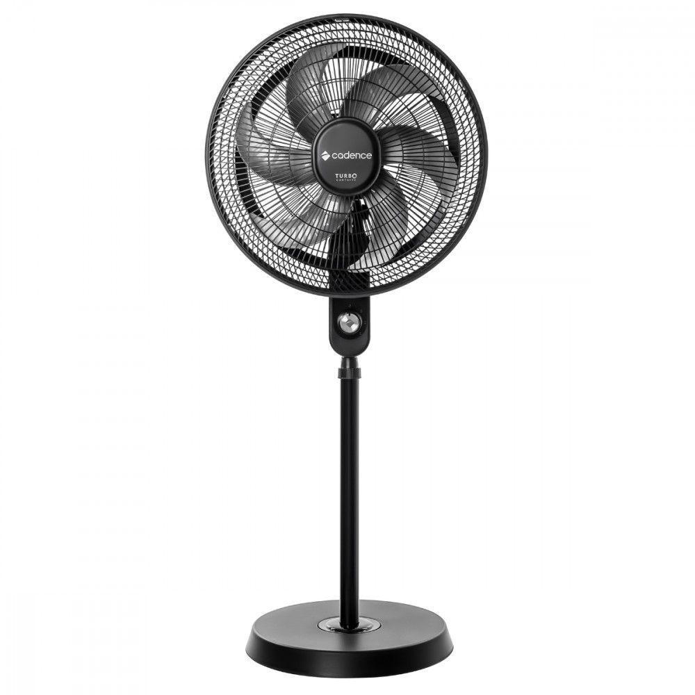 Ventilador Coluna 50 Cm Turbo Confort Preto Cadence Preto 110V - 1