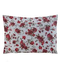 Kit Edredom Supreme Queen 5 Peças 100% Algodão 200 Fios Estampado - Rosas Vermelha - 3