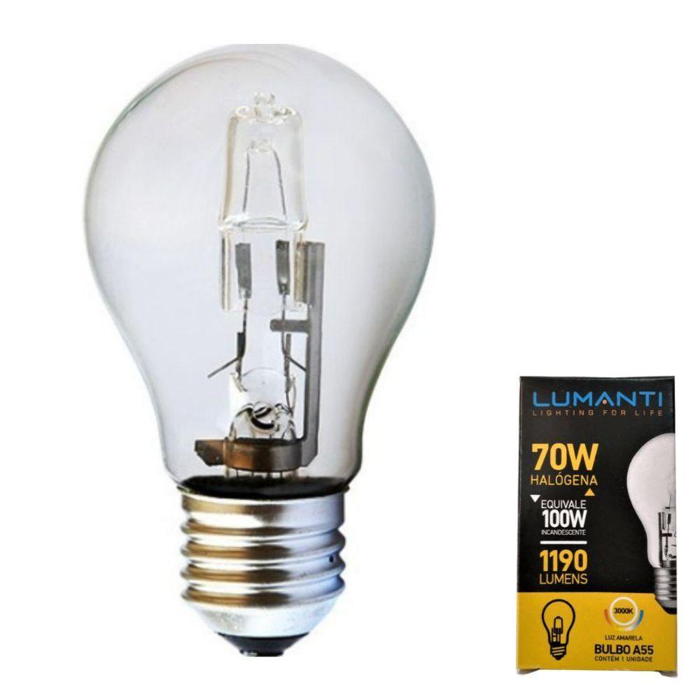 Lâmpada Halógena Lumanti - 70w - 2700k Luz Quente - 3