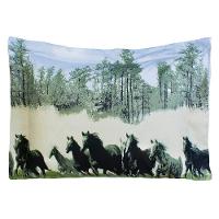 Kit Cobre Leito Colcha Encatare Queen 3 Peças Percal 200 Fios 100% Algodão - Texas Cavalo - 3