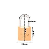 Cadeado Pado Em Latão Lt-25mm - 2