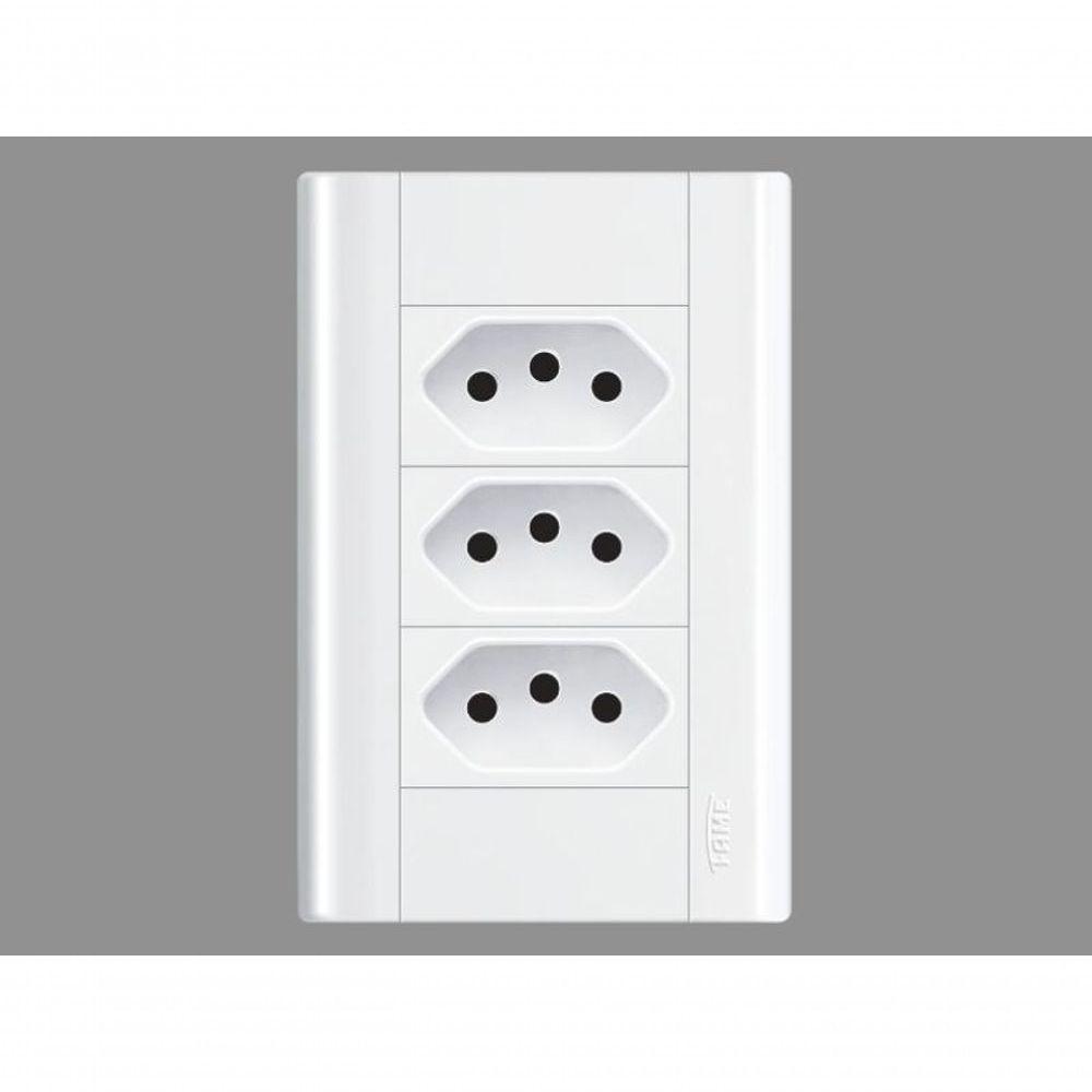 Conjunto Fame Modulare - Tomada Tripla 2p+t 10a - 2