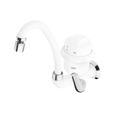 Torneira Elétrica Bica Alta Fame - 220v~5400w - Branca E Cromado