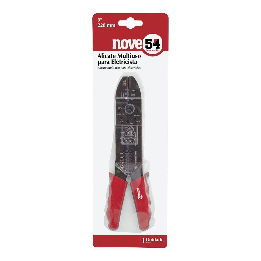 Alicate Multiuso Vonder 954 Para Eletrecista 9 - 1