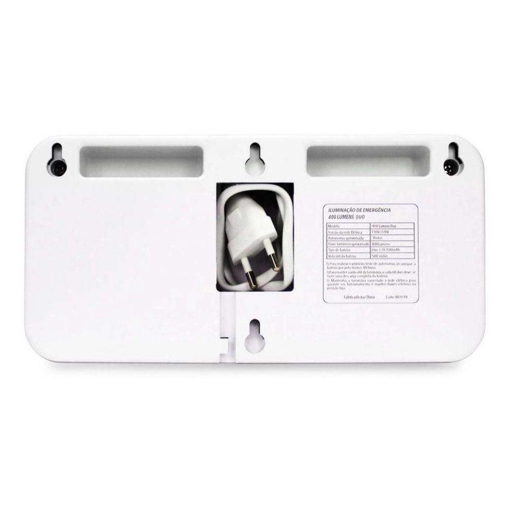 Luminaria De Emergencia Segurimax Led 400 Lumens Duo - 1