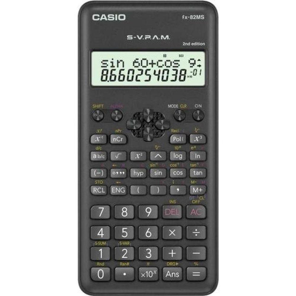 Calculadora Científica Casio Fx-82ms-2-s4-dh 240 Funções... - 1