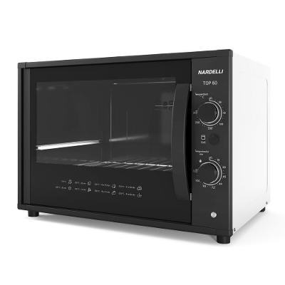 Forno Elétrico de Bancada Nardelli Top 60 60L 1750W Easy Clean Branco 110V