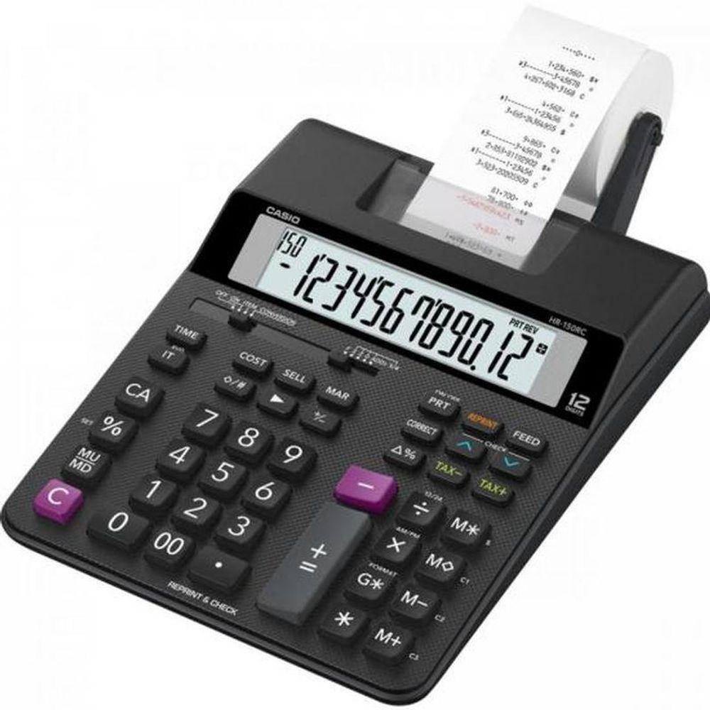 Calculadora Com Bobina Compacta Casio Hr150rc-b Preta - 2