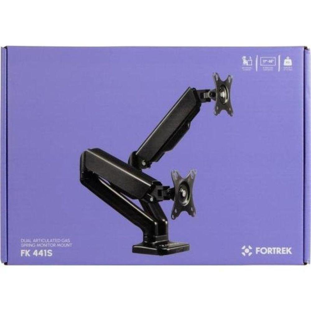 Suporte Articulado Para Dois Monitores Com Pistão A Gás Fortrek Fk 441s 17-32 - 7