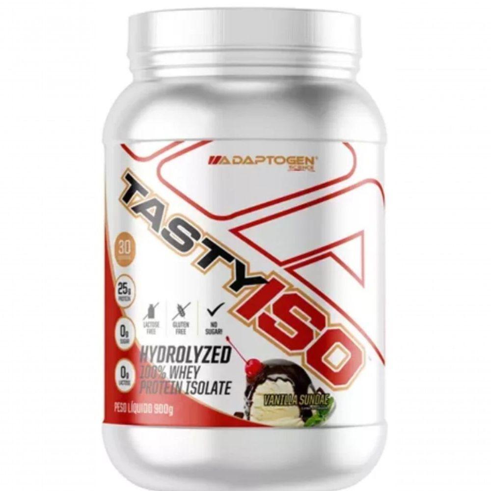 Tasty Iso Adaptogen Pote 900g Sabor Vanilla Sundae - 1