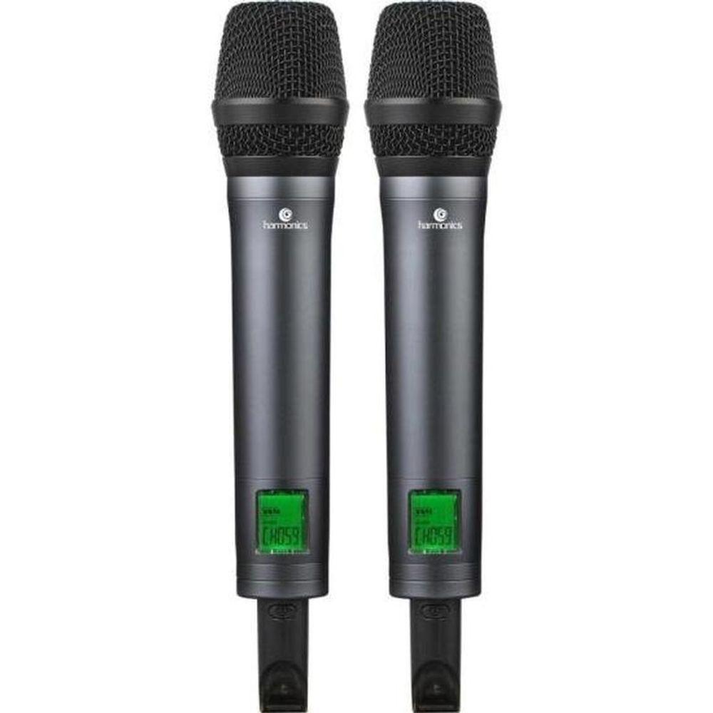 Microfone Sem Fio Harmonics Hsf-300 Duplo - 2