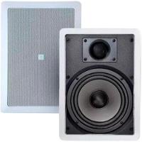 Arandela 6" Jbl 6w21rt 25w Rms Retangular Branca - Par - 2 - 4