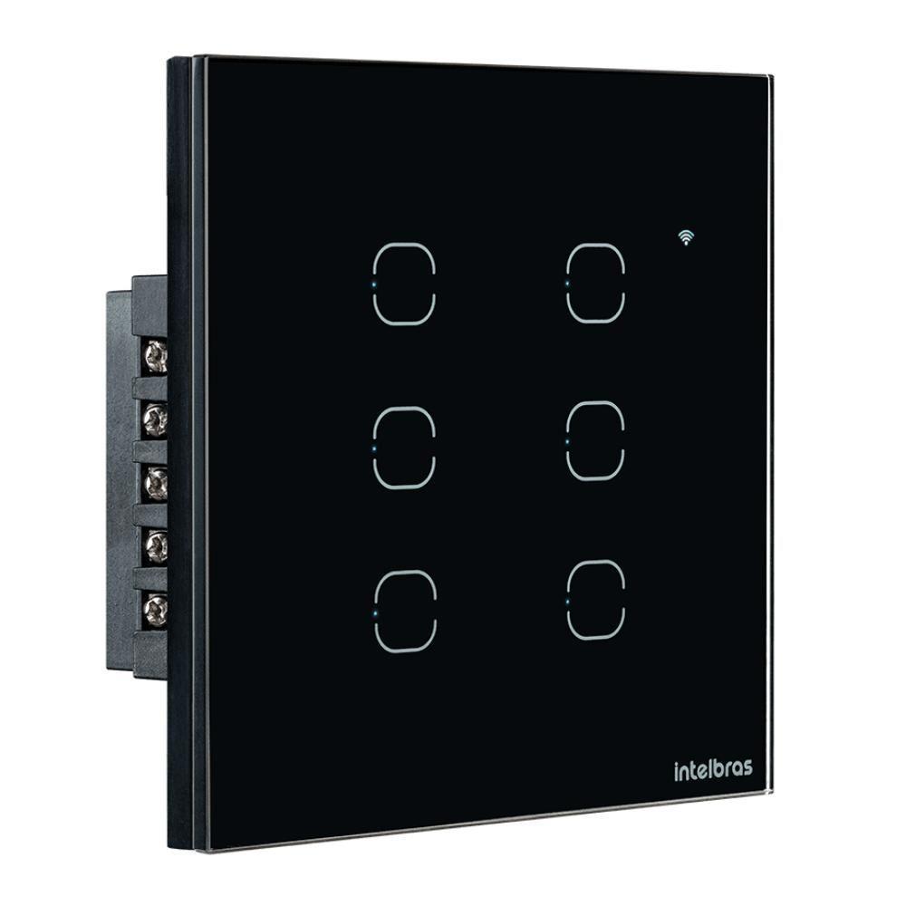 Interruptor Smart Touch Intelbras Wifi Preto - 3
