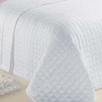 Kit Cobre Leito Colcha Veneza Queen 3 Peças Hipercal 180 Fios - Branco - 2