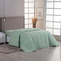 Edredom Minimal King Super Macio Malha 100% Algodão 01 Peça - Verde - 1