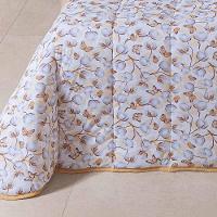 Edredom King Luar Super Macio Malha 100% Algodão Dupla Face 01 Peça - Algodão Mostarda - 4