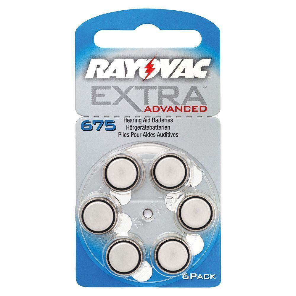 Pilhas Auditivas Rayovac Sem Mercurio Tamanho 675 Com 6... - 1