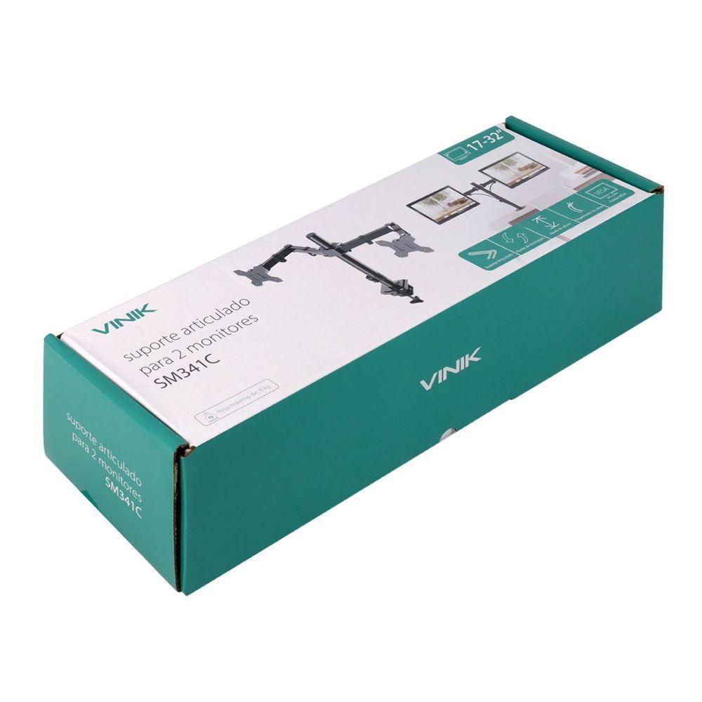 Suporte Articulado Para 2 Monitores 13''-32'' Vesa 100x100 - Sm341c - 2