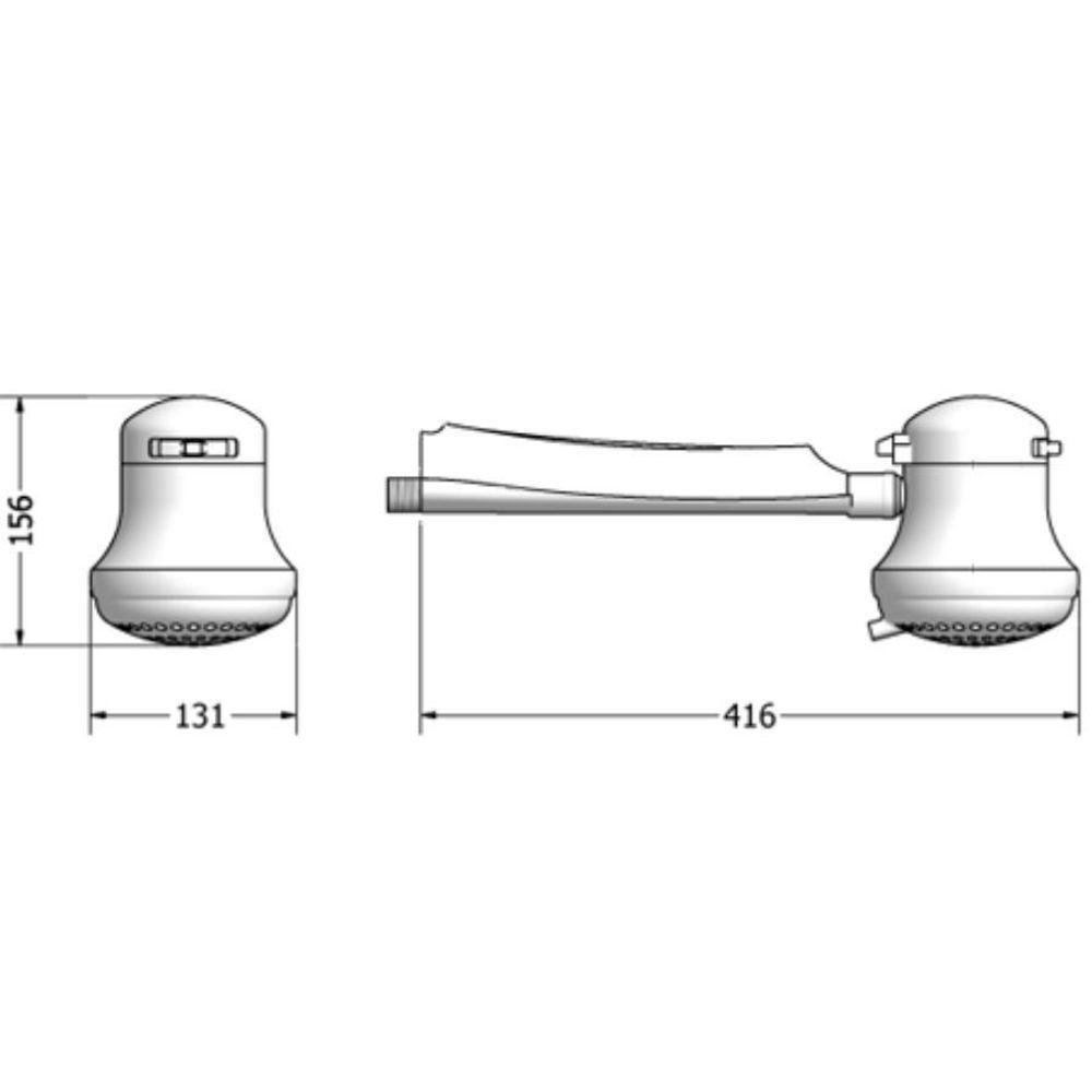 Chuveiro Maxi Ducha Ultra Lorenzetti 220v~5500w - 3
