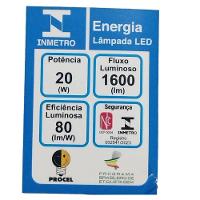 Lâmpada Bulbo Led Alta Potência Avant - 20w - 6500k Luz Branca - 4