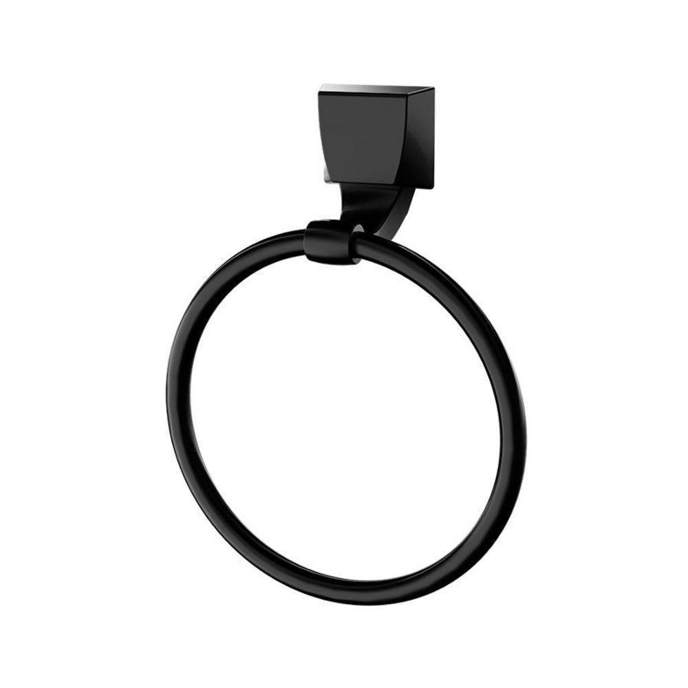 Toalheiro Argola Attic Quadra 2049 F24 - Preto - 1