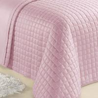 Kit Cobre Leito Colcha Veneza Queen 3 Peças Hipercal 180 Fios - Rose - 2