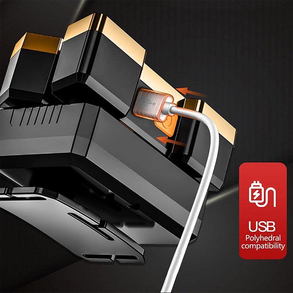 Lanterna De Cabeça 5 Led's Super Forte Recarregável Resistente A Água Carregamento Via Usb - 4