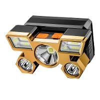 Lanterna De Cabeça 5 Led's Super Forte Recarregável Resistente A Água Carregamento Via Usb - 3