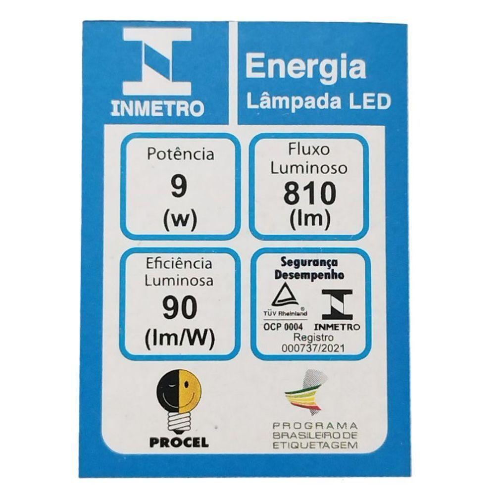 Lâmpada Pera Led 9w 6500k Avant - 5