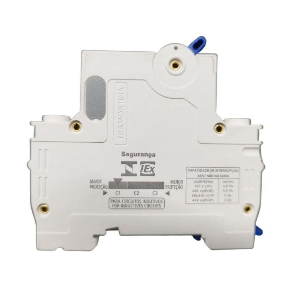 Disjuntor Din Unipolar Tramontina Tdj/c20 - 20a - 2