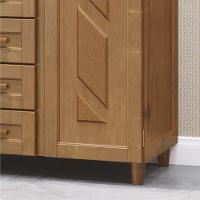 Guarda-roupa Solteiro Santiago 5 Portas De Abrir 4 Gavetas Em Madeira Com Espelho Freijó - Cavazotto - 6